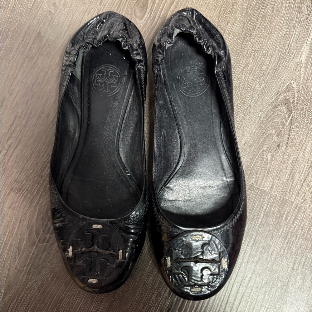 Tory Burch Black Flats Size 7 - Picture 16 of 16